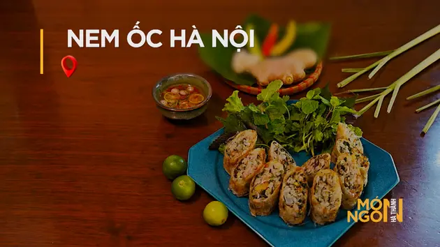 Nem ốc Hà Nội | Món ngon ở Hà thành | 17/05/2025