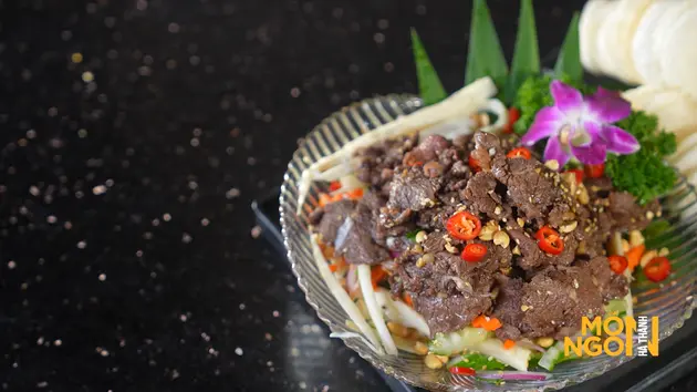 Nộm bắp bò măng trúc | Món ngon ở Hà Thành | 17/06/2025