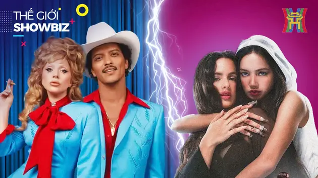 Lady Gaga rủ Bruno Mars tạo bão, đối đầu Lisa & Rosalía | Thế giới Showbiz | 17/08/2024