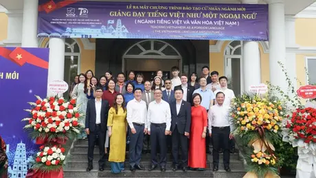 Ra mắt ngành học mới: Tiếng Việt và Văn hóa Việt Nam