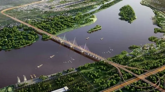 Sẵn sàng cho ngày khởi công dự án cầu Tứ Liên