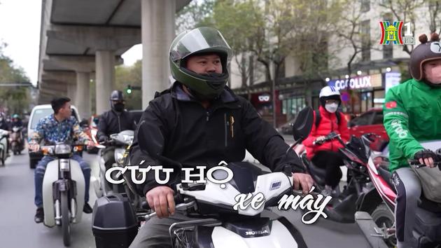Cứu hộ xe máy | Nhịp sống Hà Nội | 19/03/2024