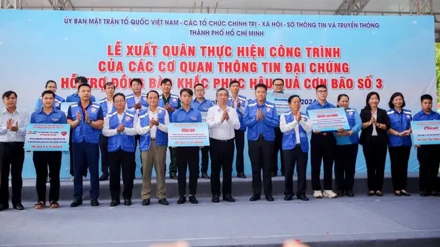 TP. HCM xuất quân hỗ trợ khắc phục hậu quả bão số 3