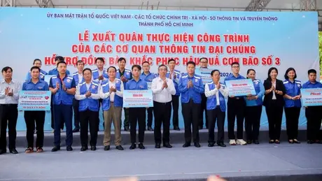 TP. HCM xuất quân hỗ trợ khắc phục hậu quả bão số 3