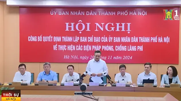 Hà Nội thành lập Ban Chỉ đạo về phòng chống lãng phí