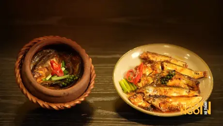 Cá mòi chưng tương nếp