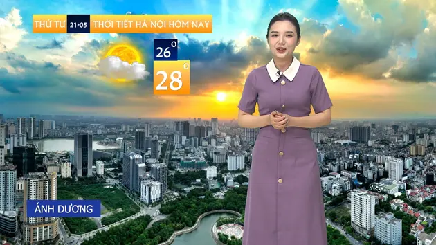 Dự báo thời tiết trưa | 21/05/2025