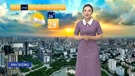 Dự báo thời tiết trưa | 21/05/2025