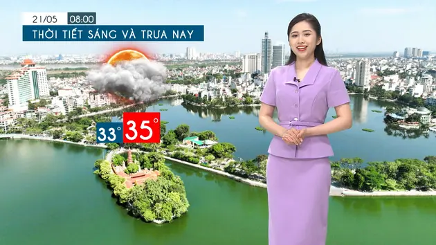 Dự báo thời tiết tối | 21/05/2025