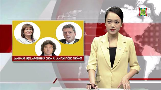 Lạm phát 138%, Argentina chọn ai làm tân tổng thống?| Nhìn ra thế giới| 21/10/2023