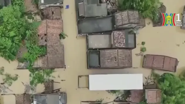 Mưa lớn gây lũ lụt, lở đất tại Quảng Đông, Trung Quốc