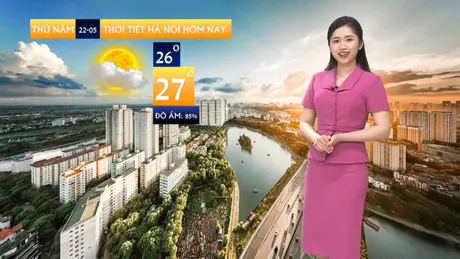 Dự báo thời tiết | 22/05/2025