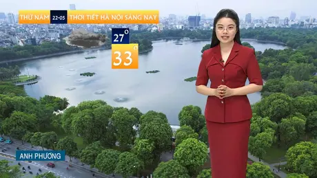 Dự báo thời tiết trưa | 22/05/2025