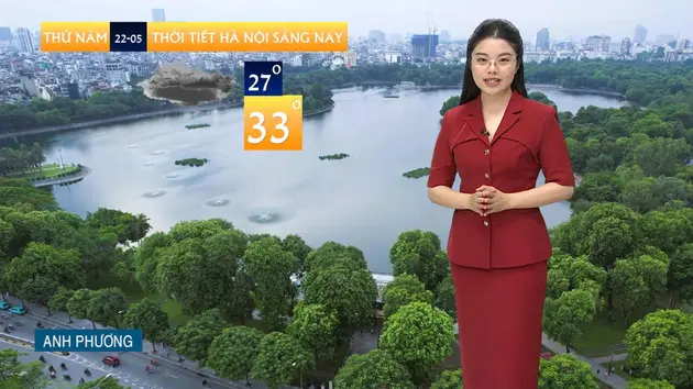 Dự báo thời tiết trưa | 22/05/2025