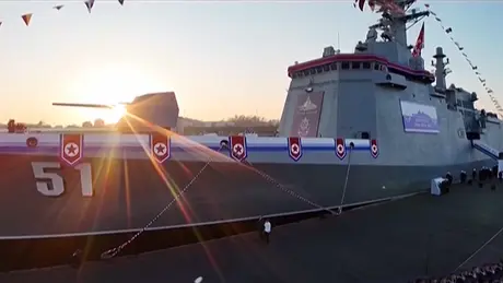 Tai nạn tại lễ hạ thủy tàu khu trục của Triều Tiên