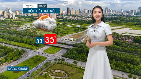 Dự báo thời tiết tối | 22/05/2025