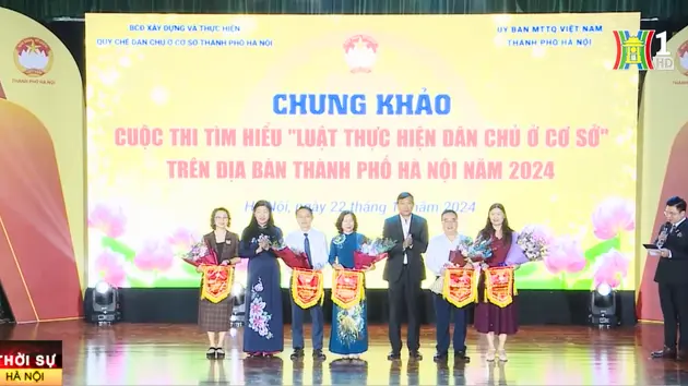 Chung khảo cuộc thi tìm hiểu Luật Thực hiện dân chủ ở cơ sở