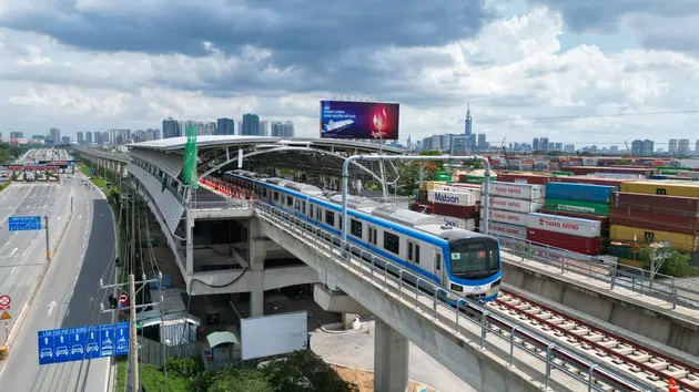 Metro Bến Thành - Suối Tiên vận hành chính thức ngày 22/12