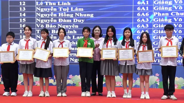 Hơn 1.000 học sinh quận Ba Đình đoạt giải thi Olympic