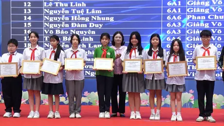 Hơn 1.000 học sinh quận Ba Đình đoạt giải thi Olympic