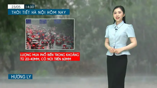 Dự báo thời tiết tối | 23/05/2025