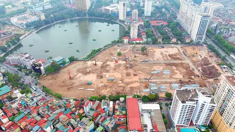 Tổ hợp số 148 Giảng Võ bắt đầu xây dựng
