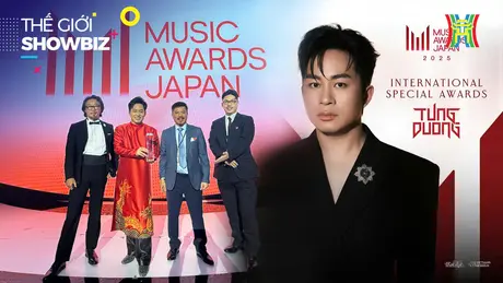Tùng Dương được vinh danh tại Giải thưởng âm nhạc quốc tế | Thế giới Showbiz | 23/05/2025