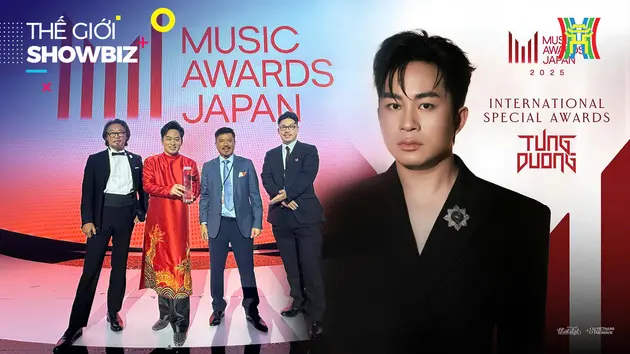 Tùng Dương được vinh danh tại Giải thưởng âm nhạc quốc tế | Thế giới Showbiz | 23/05/2025