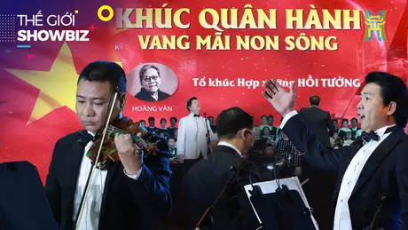 Khán giả xúc động với 'Khúc quân hành vang mãi non sông' | Thế giới Showbiz | 23/12/2024