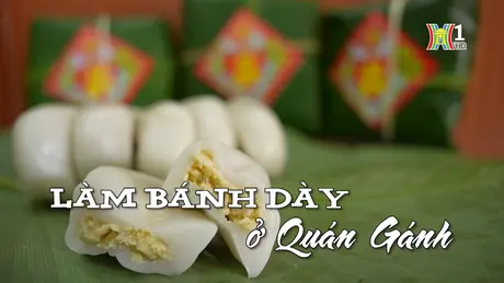 Làm bánh dày ở Quán Gánh | Nhịp sống Hà Nội | 24/09/2024