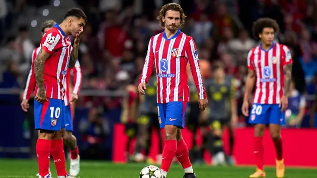 Atletico Madrid thua đau trên sân nhà ở đấu trường châu Âu