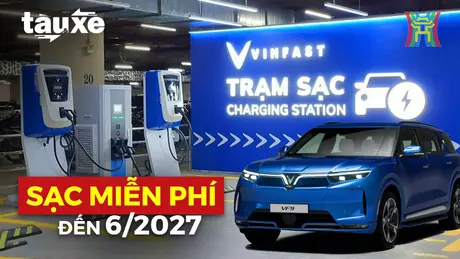 VinFast miễn phí sạc ô tô đến hết tháng 6/2027 | Bản tin Tàu và Xe | 24/12/2024