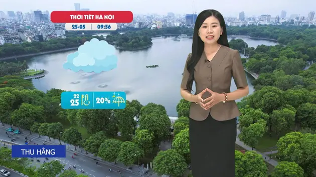Dự báo thời tiết trưa | 25/05/2025