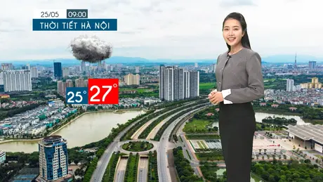 Dự báo thời tiết tối | 25/05/2025