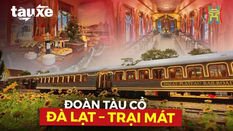 Đoàn tàu cổ Đà Lạt – Trại Mát được đưa vào khai thác | Bản tin Tàu và Xe | 25/12/2024