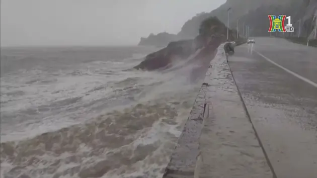 Siêu bão Gaemi đổ bộ vào Phúc Kiến, Trung Quốc