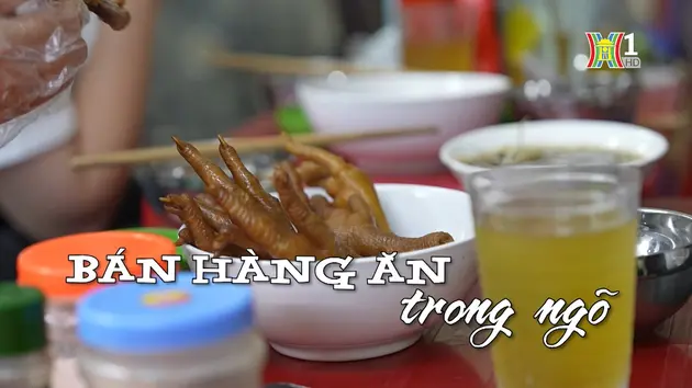 Bán hàng ăn trong ngõ | Nhịp sống Hà Nội | 26/08/2024