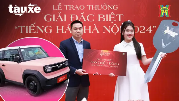 Trải nghiệm VF3 cùng giải Đặc biệt 'Tiếng hát Hà Nội 2024'