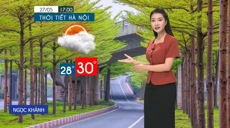Dự báo thời tiết tối | 27/05/2025