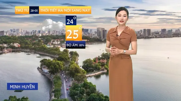 Dự báo thời tiết sáng | 28/05/2025
