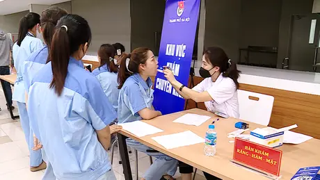 Tầm soát, phát hiện bệnh sớm cho thanh niên công nhân