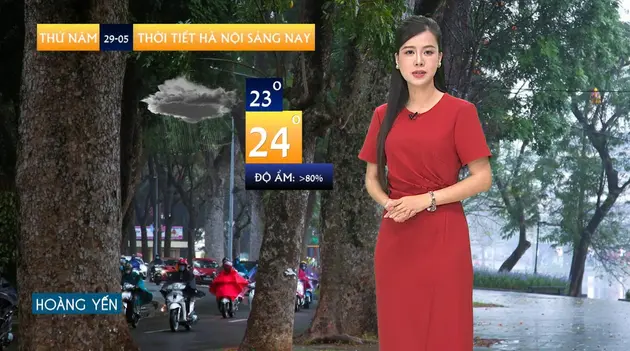 Dự báo thời tiết sáng | 29/05/2025