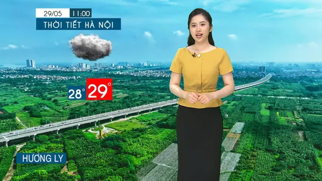 Dự báo thời tiết tối | 29/05/2025