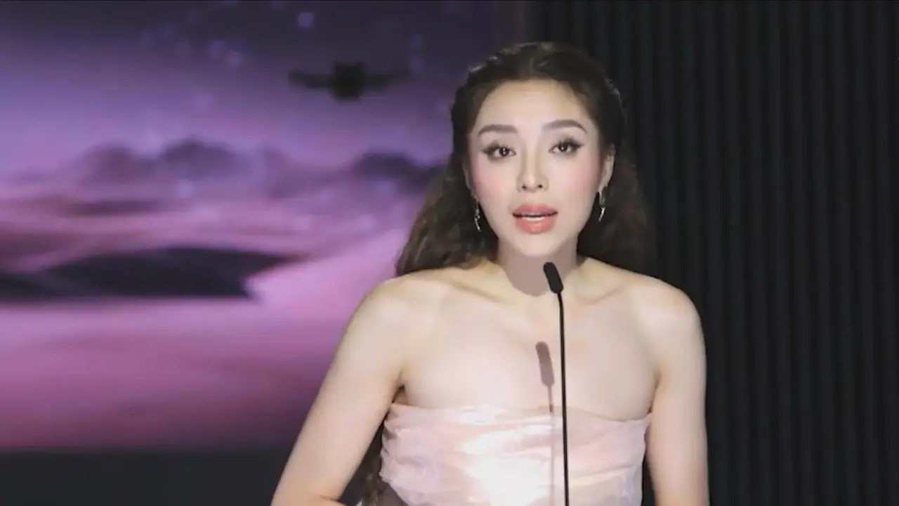 Hoa hậu Kỳ Duyên trả lời 'chưa đọc hết một cuốn sách nào' trông cuộc Miss Universe Vietnam 2024.