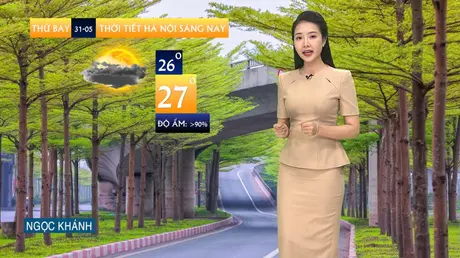 Dự báo thời tiết sáng | 31/05/2025