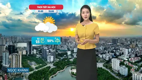 Dự báo thời tiết trưa | 31/05/2025