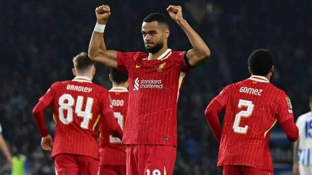 Gakpo tỏa sáng, Liverpool thắng kịch tích Brighton