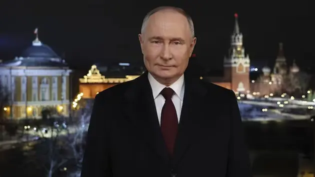 Tổng thống Putin chúc mừng năm mới lãnh đạo nước ngoài