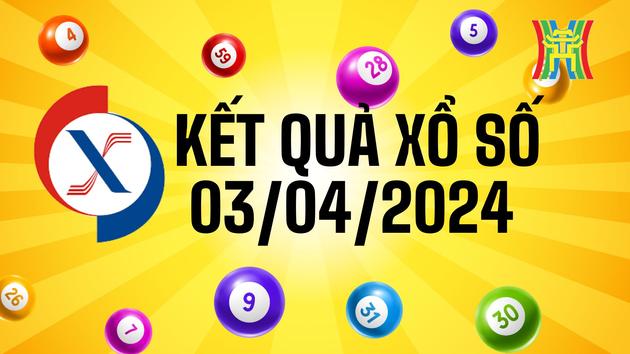 Kết quả Xổ số ba miền ngày 03/04/2024