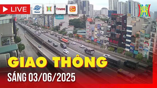 Giờ cao điểm: Giao thông Hà Nội sáng 3/6
